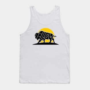 Yellowstone National Park Buffalo Hike Ranch Gift Tank Top